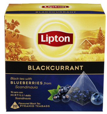 Lipton Blackcurrant Tea 34g 20ps
