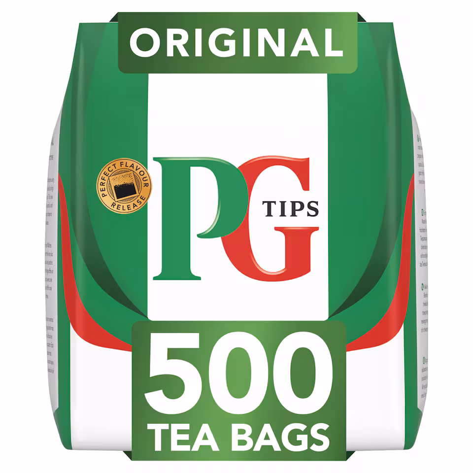 PG Tips Original Tea Bags 500 Pack 1.45kg