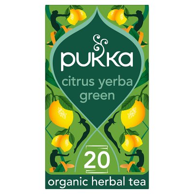Pukka Citrus Yerba Green Tea Bags 20s