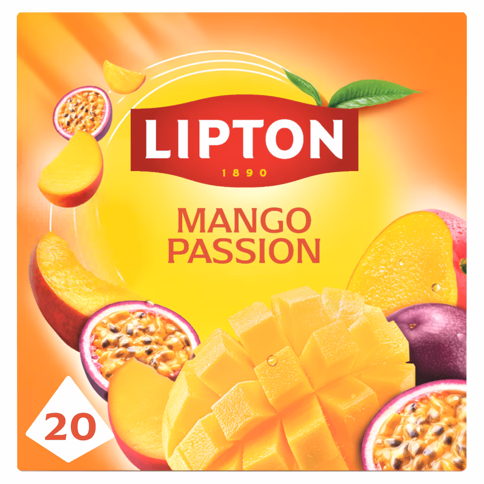 Lipton Mango Passion 20 Tea Bags 36g