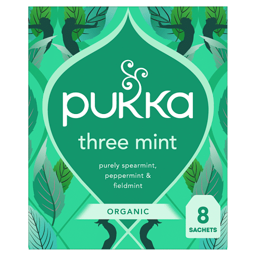 Pukka 8 Organic Three Mint Sachet 12.8g