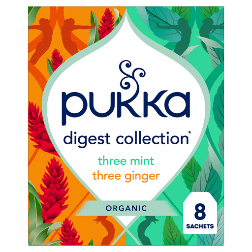Pukka 8 Organic Three Mint Three Ginger Sachet 13.6g