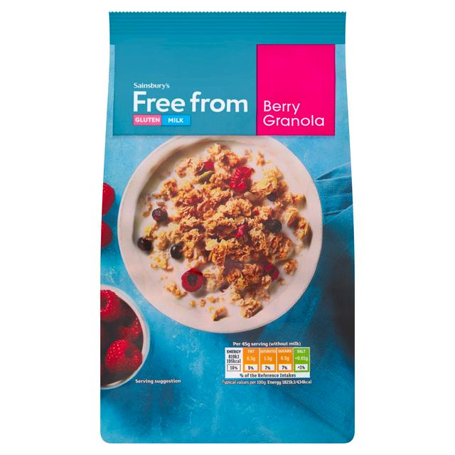 Sainsbury's Free From Berry Granola 350g