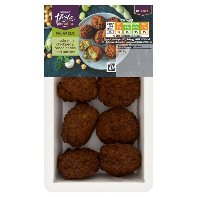 Sainsbury's Falafels Summer Edition, Taste the Difference 144g