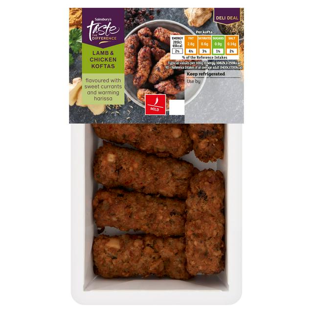 Sainsbury's Lamb & Chicken Koftas, Limited Edition, Taste the Difference 152g