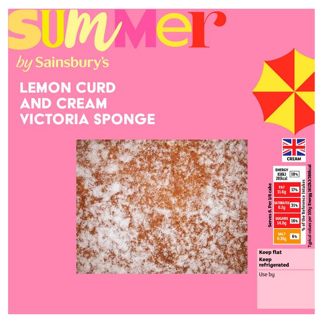 Sainsbury's 312g Lemon Curd & Cream Victoria Sponge