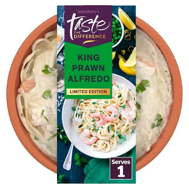 Sainsbury's King Prawn Alfredo Limited Edition, Taste the Difference 400g
