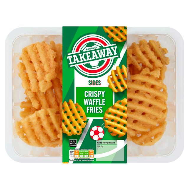 Sainsbury's Takeaway Sides Crispy Waffle Fries 300g
