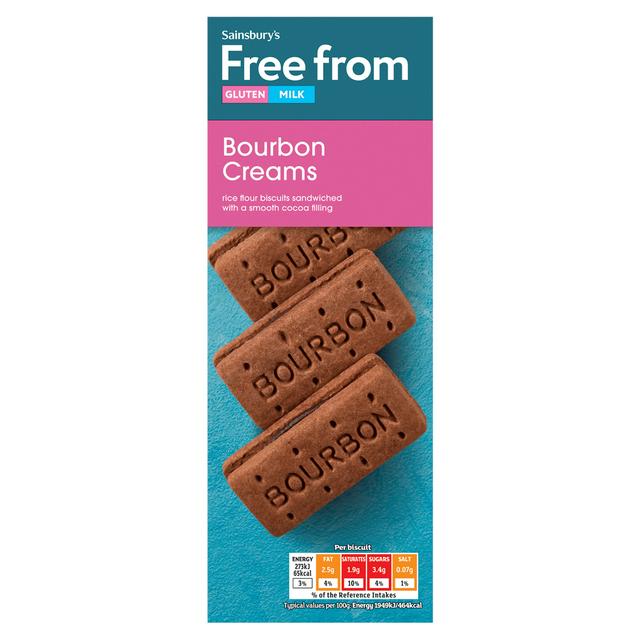 Sainsbury's Free From Bourbon Creams 150g