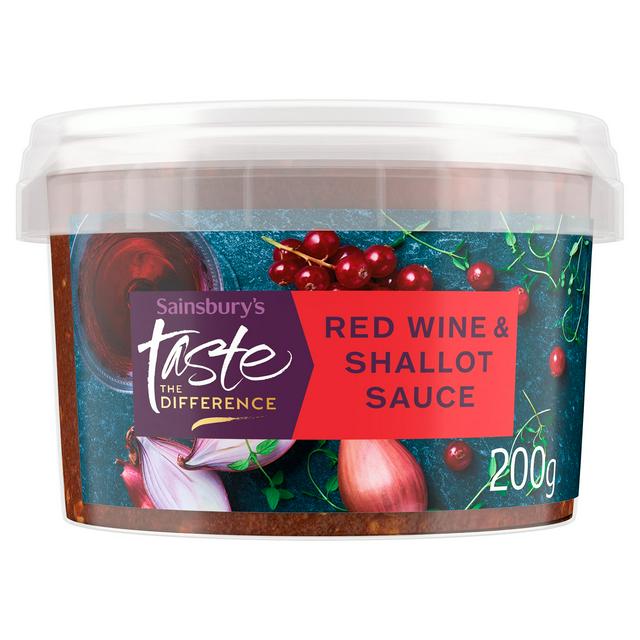 Sainsbury's Red Wine & Shallot Sauce 200g