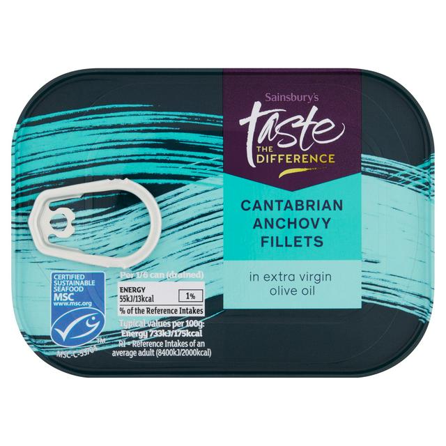 Sainsbury's Anchovy Fillets, Taste the Difference 74g