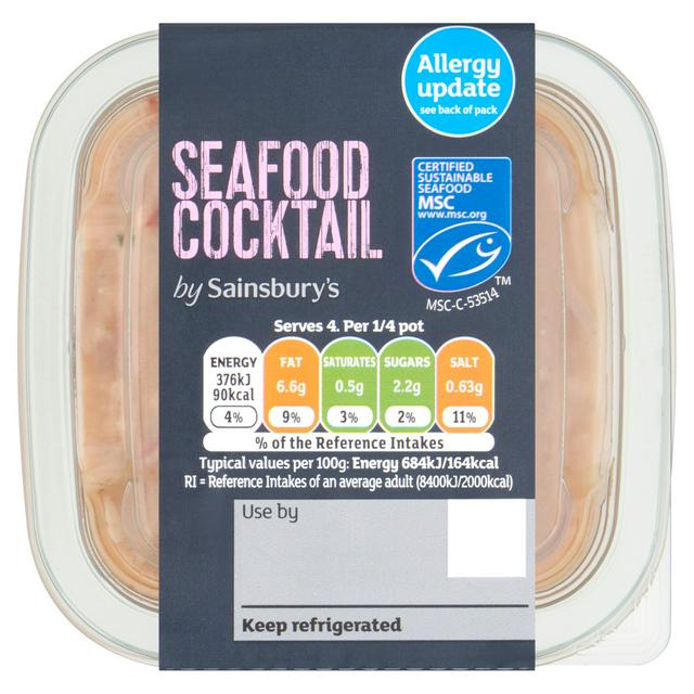 Sainsbury's Seafood Cocktail Deli Filler 220g