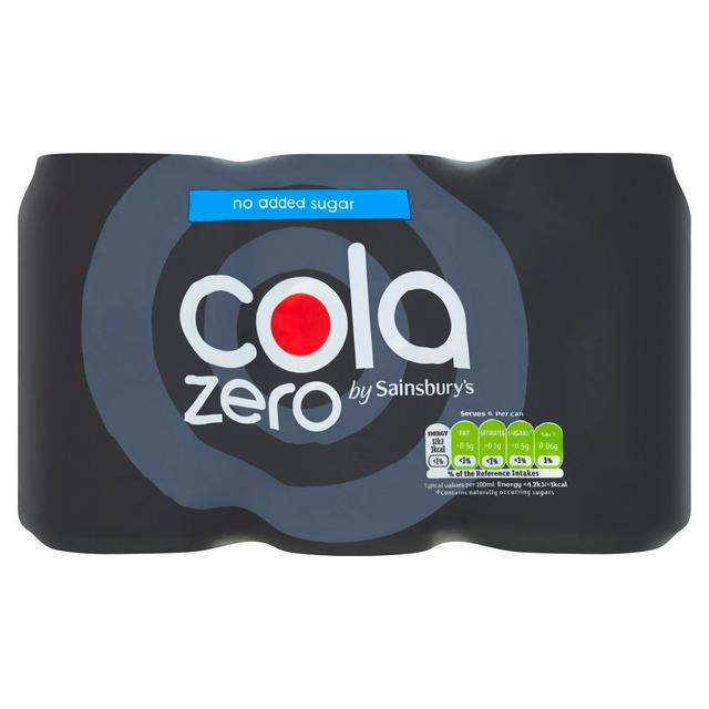 Sainsbury's Cola Zero 6x330ml