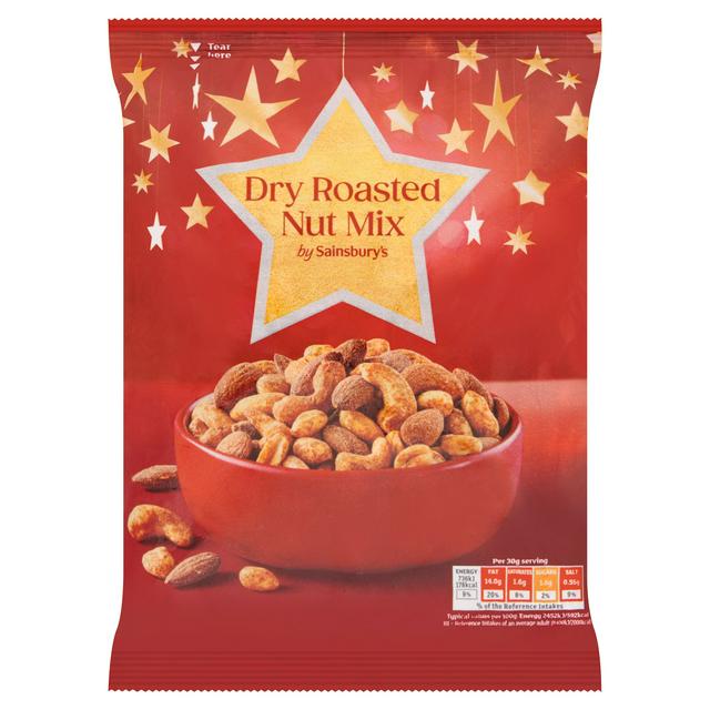 Sainsbury's Dry Roasted Nut Mix 300g