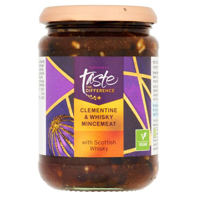 Sainsbury's Clementine & Whisky Mincemeat with Scottish Whisky, Taste the Difference 411g