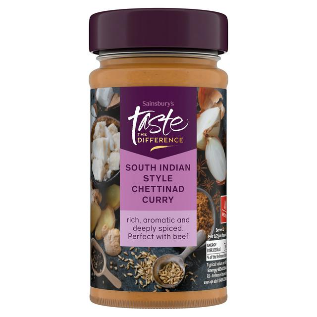 Sainsbury's South Indian Style Chettinad Curry Sauce, Taste the Difference 340g