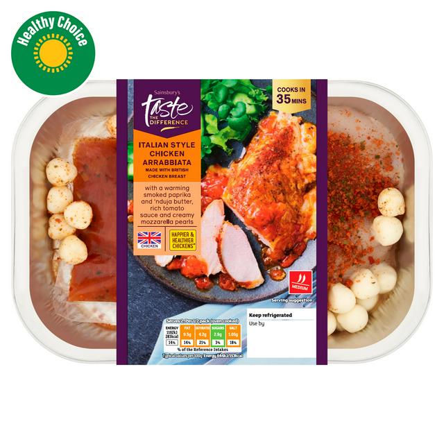 Sainsbury's Ready to Cook Italian Style British Chicken Arrabiata with Nduja Butter, Taste the Difference 420g