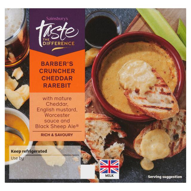 Sainsbury's Barber's Cruncher Cheddar Rarebit, Taste the Difference 150g