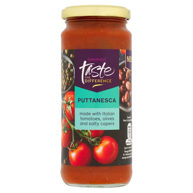 Sainsbury's Puttanesca Pasta Sauce, Taste the Difference 340g