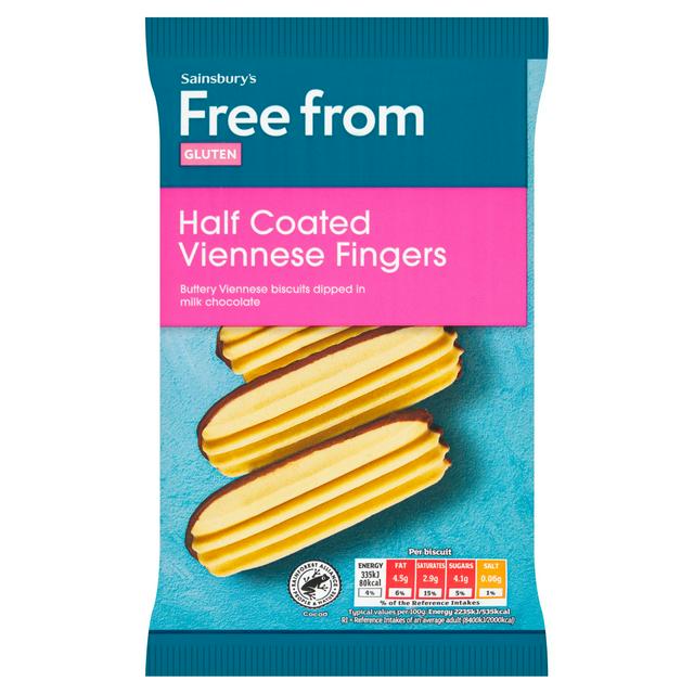 Sainsbury's Half Coated Viennese Fingers 120g