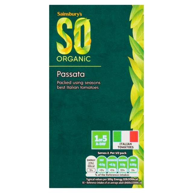 Sainsbury's Passata, So Organic 500g