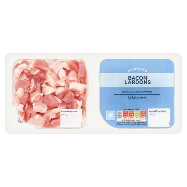 Sainsbury's Unsmoked Bacon Lardons 2x125g