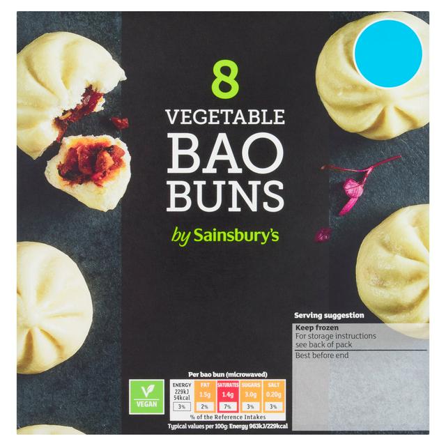 Sainsbury's Vegetable Bao Buns 200g