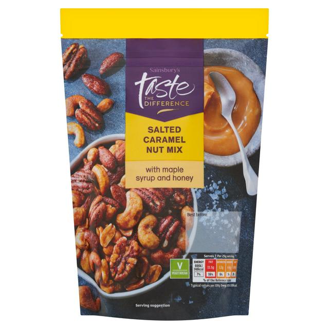 Sainsbury's Salted Caramel Nut Mix, Taste the Difference 175g