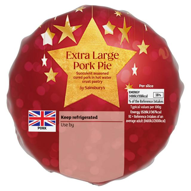 Sainsbury's Extra Large Pork Pie 780g