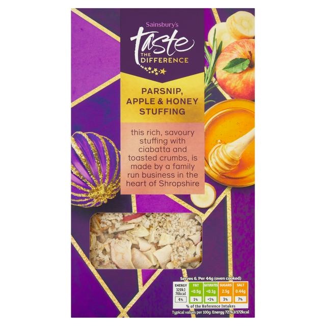 Sainsbury's Parsnip Apple & Honey Stuffing, Taste the Difference 110g