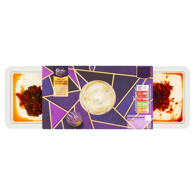 Sainsbury's Trio of Creamy Dip Selection, Taste the Difference 3 x 100g