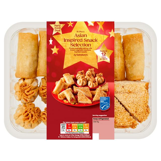 Sainsbury's Asian Inspired Snack Selection 365g