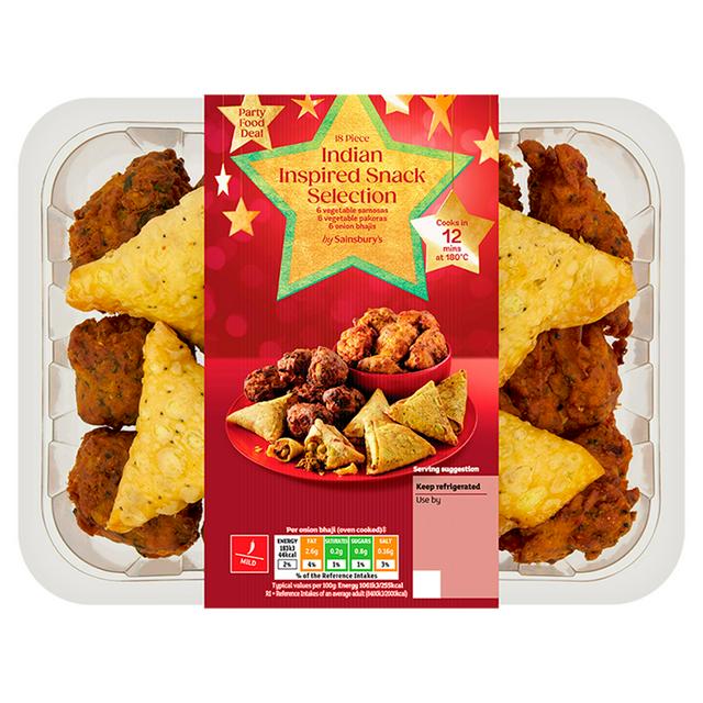Sainsbury's Indian Inspired Snack Selection 390g