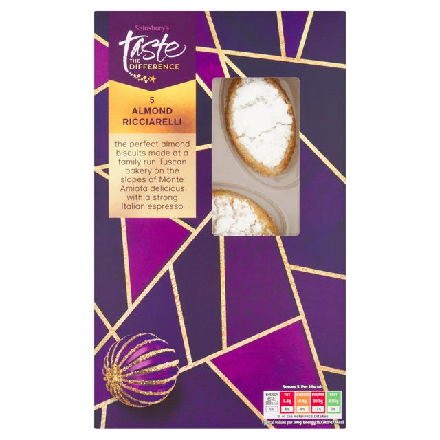 Sainsbury's Almond Ricciarelli, Taste the Difference x5 115g