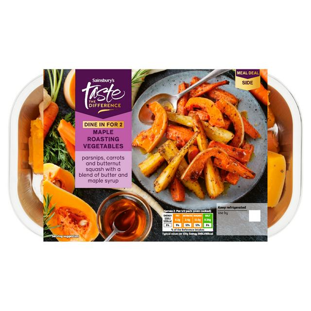 Sainsbury's Maple Roasting Vegetables, Taste the Difference 365g