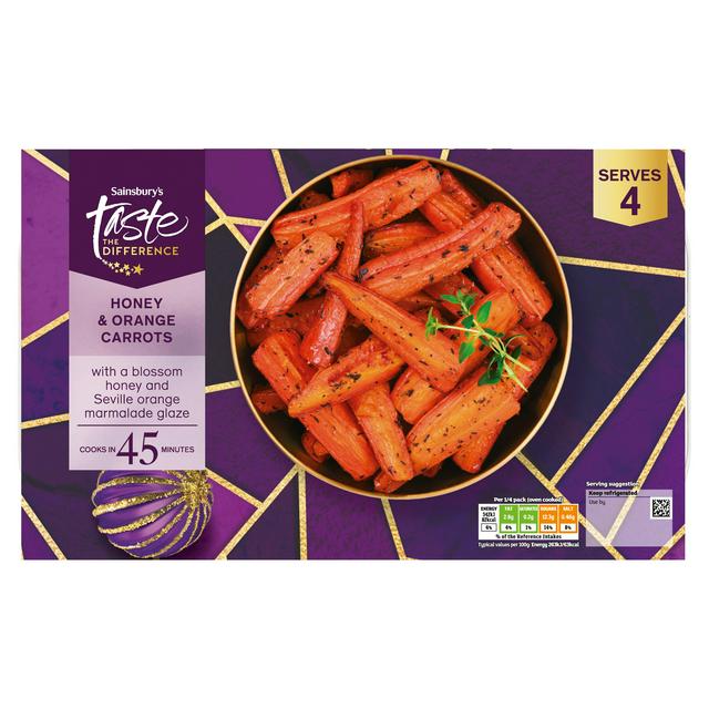 Sainsbury's Honey & Orange Glazed Carrots, Taste the Difference 600g