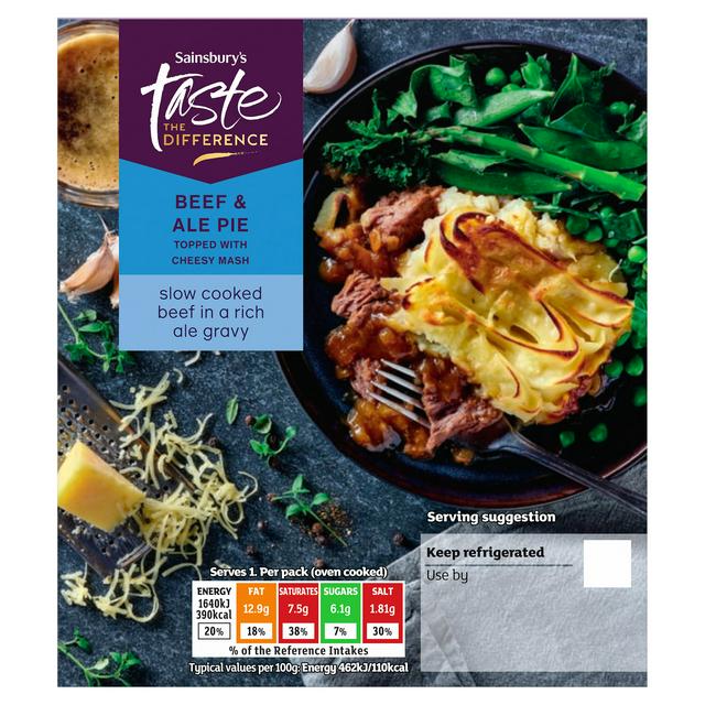 Sainsbury's Beef & Ale Pie, Limited Edition, Taste the Difference 380g