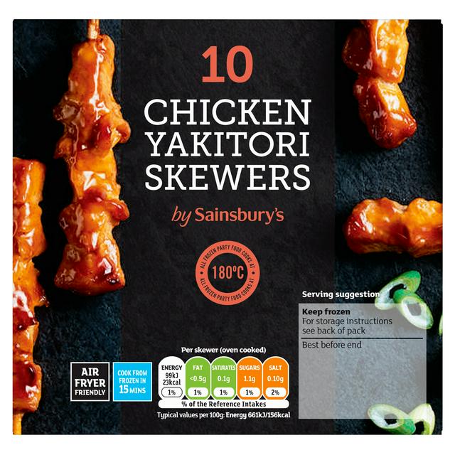 Sainsbury's Chicken Yakitori Skewers x10 180g