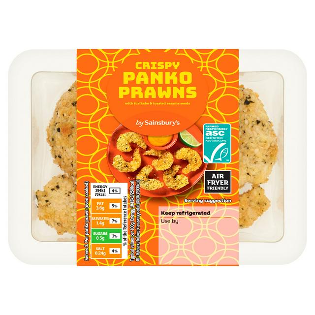 Sainsbury's Crispy Panko Prawns with Furikake & Toasted Sesame Seeds 96g