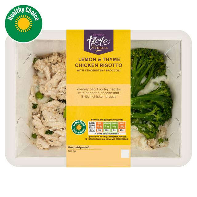 Sainsbury's Lemon & Thyme Chicken Risotto, Taste the Difference 385g