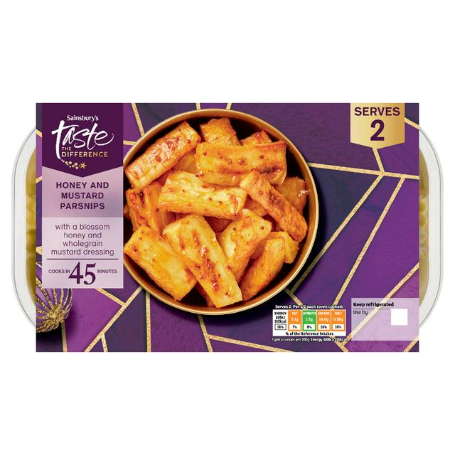 Sainsbury's Honey & Mustard Buttered Parsnips, Taste the Difference 380g