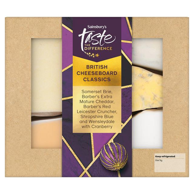 Sainsbury's British Cheeseboard Classics, Taste the Difference 530g