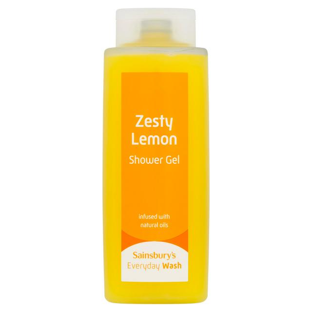 Sainsbury's Everyday Wash Zesty Lemon Shower Gel 500ml