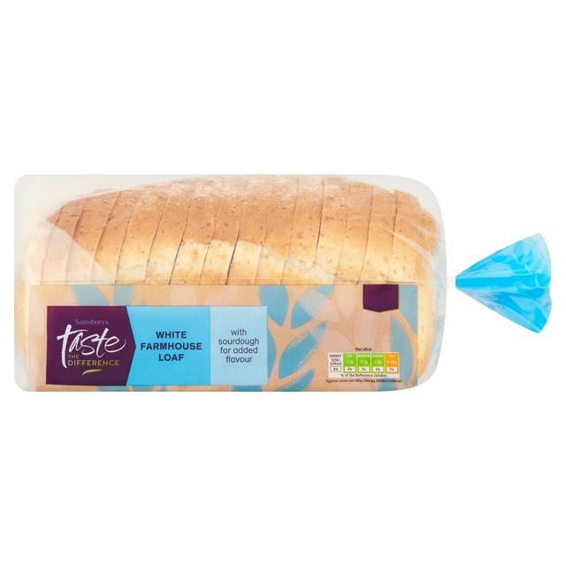 Sainsbury's White Loaf with Sourdough Bread, Taste the Difference 800g