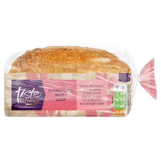 Sainsbury's White Tinned Sourdough Bread, Taste the Difference 500g