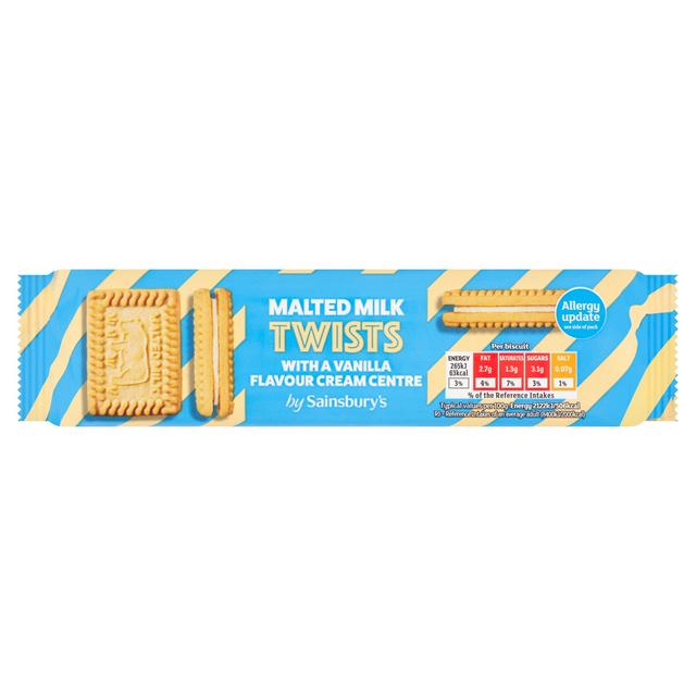 Sainsbury's Malted Milk Twists 150g