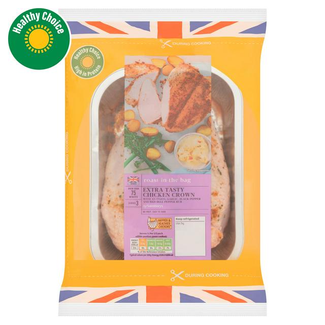 Sainsbury's Roast in the Bag Extra Tasty Whole Chicken Crown 700g