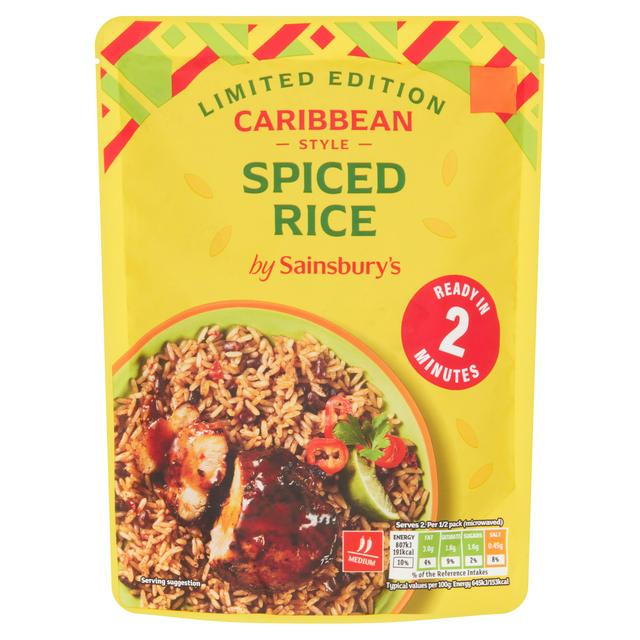 Sainsbury's Caribbean Style Spiced Rice 250g