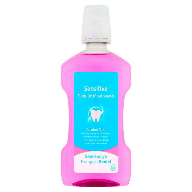 Sainsbury's Sensitive Mouthwash 600ml