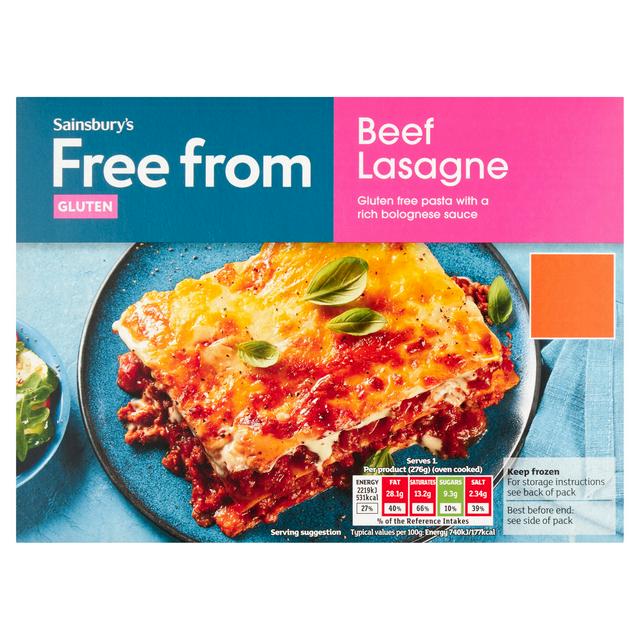 Sainsbury's Free From Beef Lasagne 300g